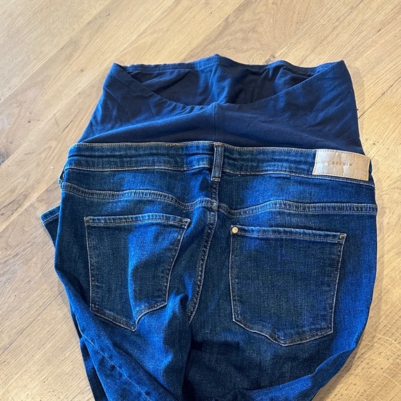 H&M Deep Blue Women's Maternity Jeggings size 28 - Picture 2 of 5
